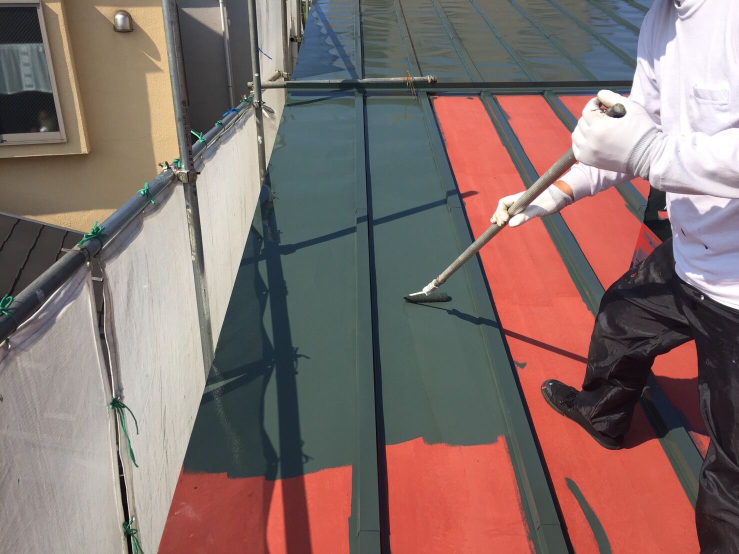 豊島区　浮遊タイル階段