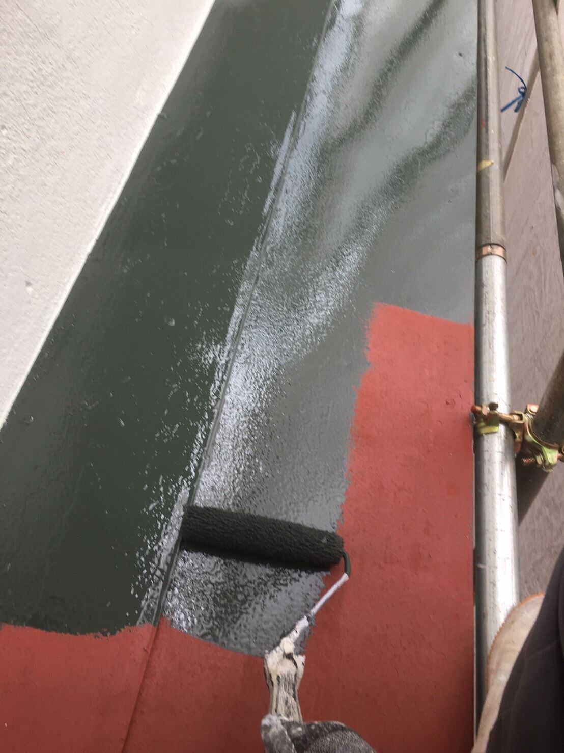 豊島区　浮遊タイル階段